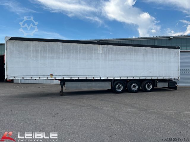 Open semitrailer with tarp SCHMITZ CARGOBULL SCS 24XLight*RSAB*Zertifikat Code XL*Getränke*