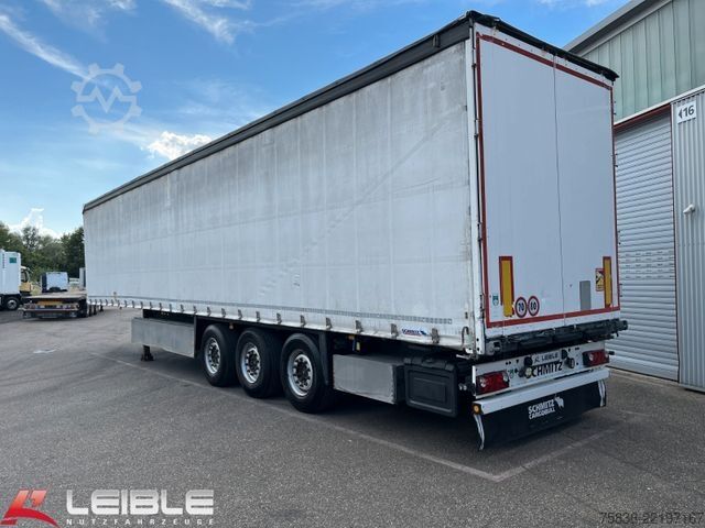 Open semitrailer with tarp SCHMITZ CARGOBULL SCS 24XLight*RSAB*Zertifikat Code XL*Getränke*