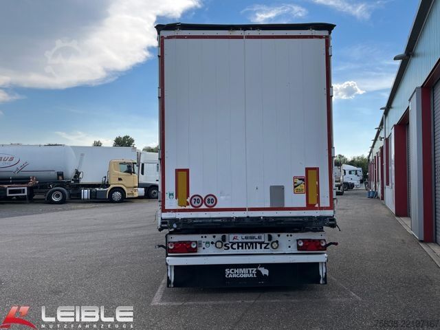 Open semitrailer with tarp SCHMITZ CARGOBULL SCS 24XLight*RSAB*Zertifikat Code XL*Getränke*