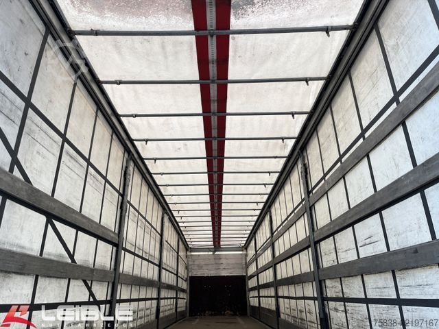 Open semitrailer with tarp SCHMITZ CARGOBULL SCS 24XLight*RSAB*Zertifikat Code XL*Getränke*