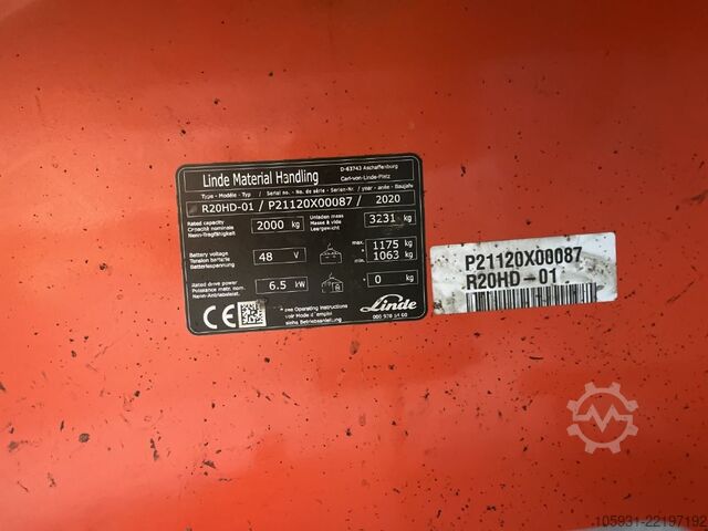 Schubmaststapler Linde R20HD-01