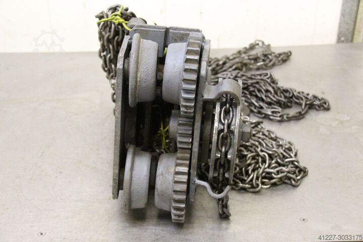 Hand-Kettenzug mit Fahrwerk 1000 kg VEB Kettenlänge 4,8 m