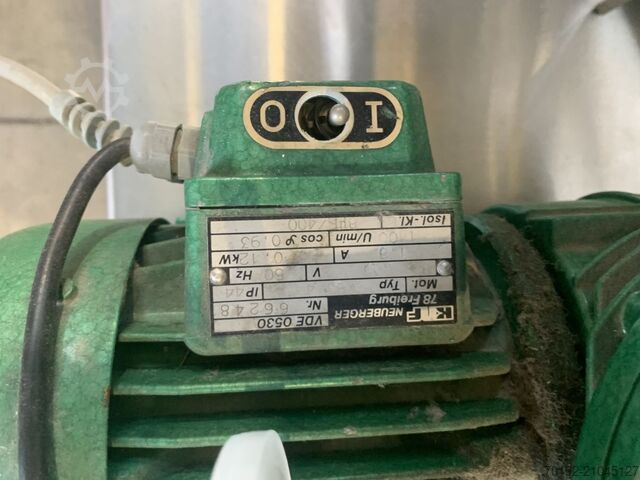 100 Liter mobiler Druckbehälter aus V2A  S16940