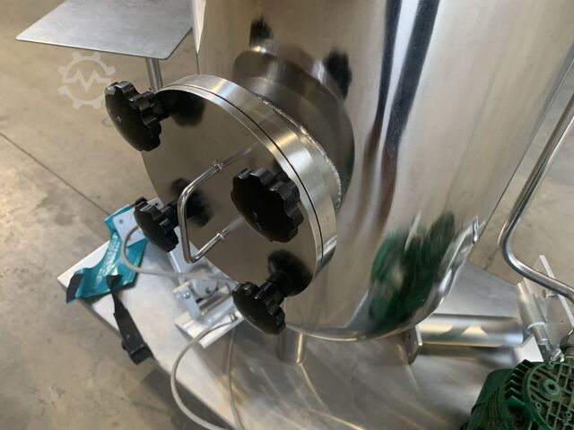 100 Liter mobiler Druckbehälter aus V2A  S16940