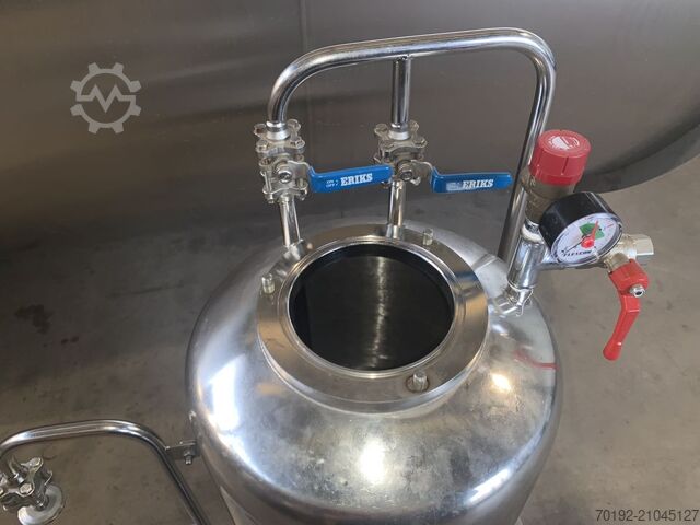 100 Liter mobiler Druckbehälter aus V2A  S16940