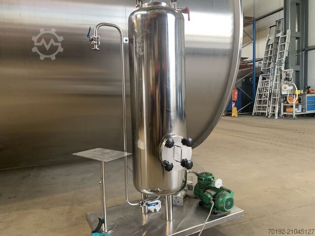 100 Liter mobiler Druckbehälter aus V2A  S16940