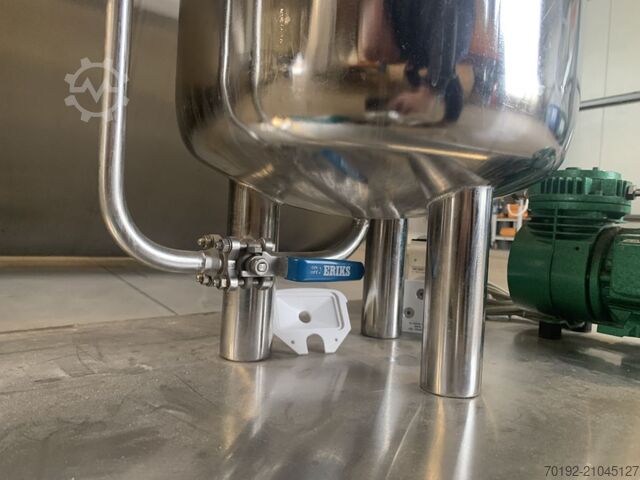 100 Liter mobiler Druckbehälter aus V2A  S16940