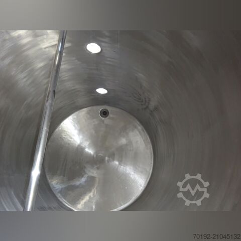 10000 Liter liegender Rührwerksbehälter aus V2A mit Propellerrührwerk  K0129