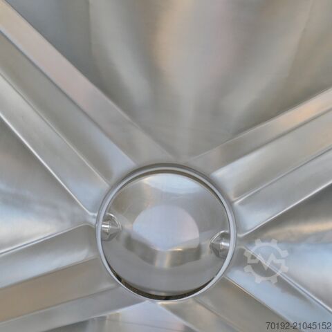 630 Liter fahrbarer Konuscontainer aus V4A Gempp & Unold AG 9779