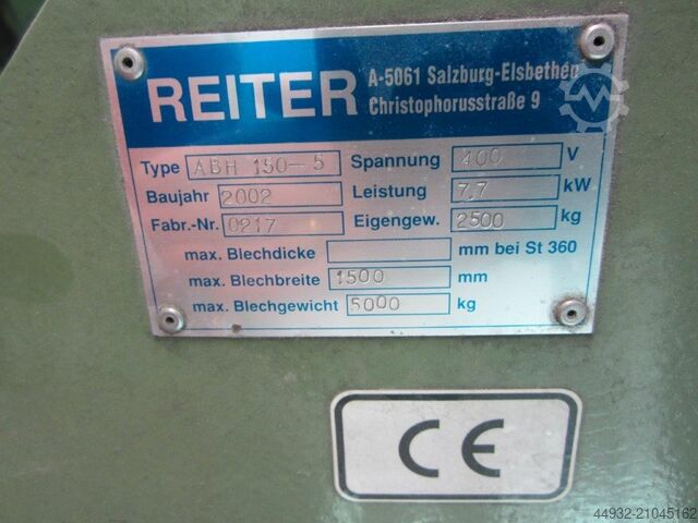 Bandabwickler REITER ABH 150-5
