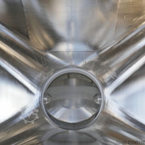 670 Liter fahrbarer Konuscontainer aus V4A Stöcklin 9775