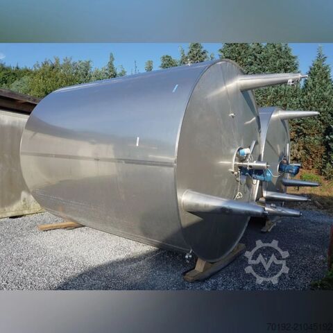21940 Liter heiz-/ kühlbarer Behälter aus V4A mit Propellerrührwerk ETA K0126