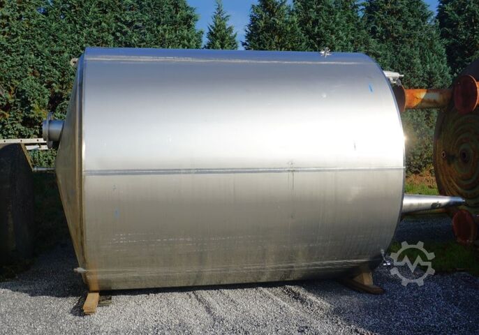 21940 Liter heiz-/ kühlbarer Behälter aus V4A mit Propellerrührwerk ETA K0126