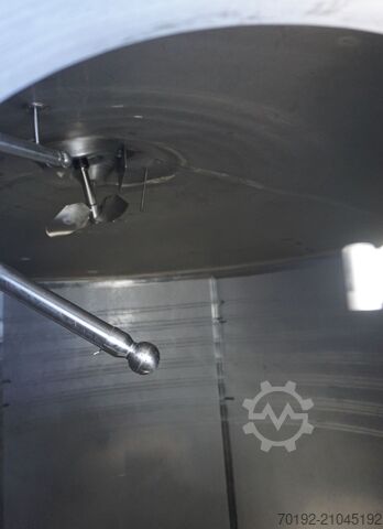 21940 Liter heiz-/ kühlbarer Behälter aus V4A mit Propellerrührwerk ETA K0126