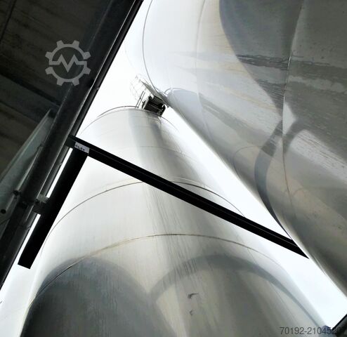 100000 Liter isolierter Lagertank aus V2A mit Propellerrührwerk ABAB Allgemeine Behälter- u. Apparate Bau K0123