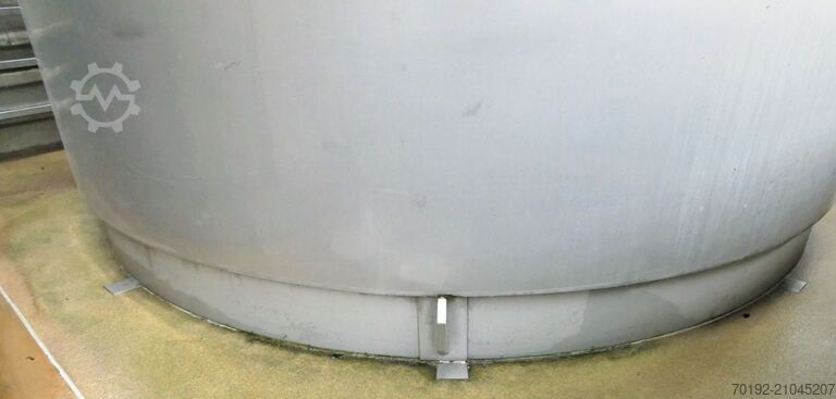 100000 Liter isolierter Lagertank aus V2A mit Propellerrührwerk ABAB Allgemeine Behälter- u. Apparate Bau K0123