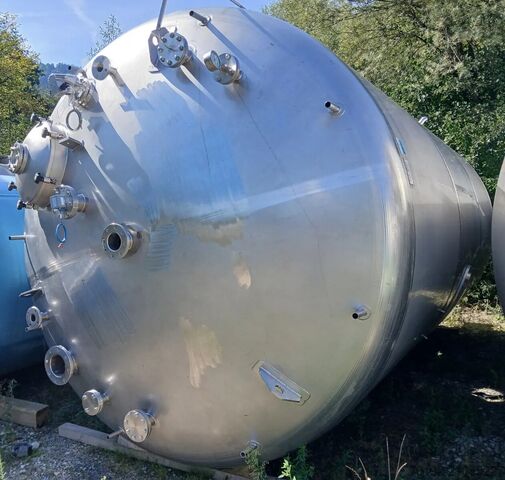 44480 liter double-chamber storage tank made of V4A (2x 22240 liters) Hinke 9763