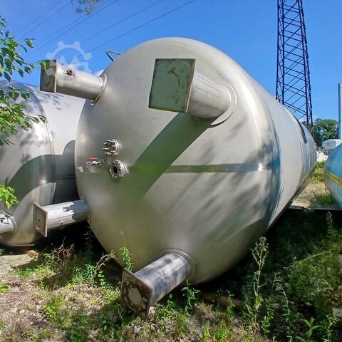 44480 liter double-chamber storage tank made of V4A (2x 22240 liters) Hinke 9763