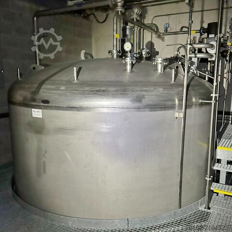 44480 liter double-chamber storage tank made of V4A (2x 22240 liters) Hinke 9763