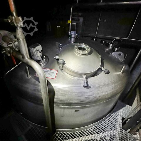 44480 liter double-chamber storage tank made of V4A (2x 22240 liters) Hinke 9763