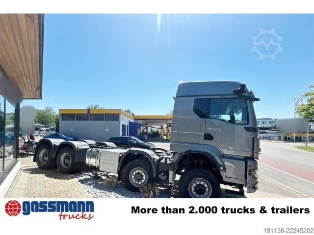 Truck chassis MAN TGS 41.520 8x8 BB CH, Hohe Bauart, 6-Sitzer,