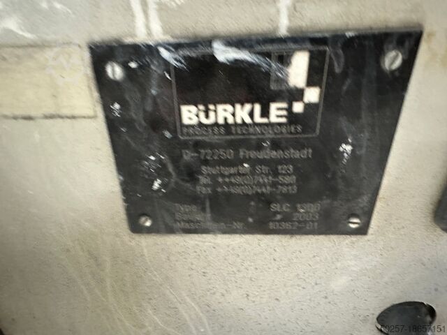 Roller coating machine Buerkle SLC 1300