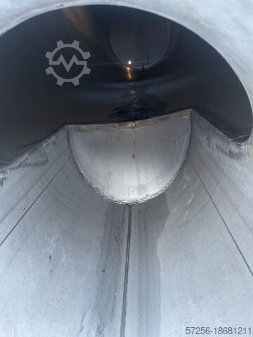55m3 stainless steel horizontal tank  AISI316L