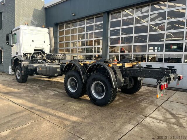 Chassis with cab Mercedes-Benz Arocs 3340 A 6x6 Chassis cabin