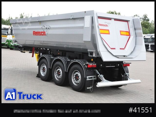 Tipper semitrailer REISCH Steelpipe-R 26m³ NEU Stahl Lift SAF Hardox