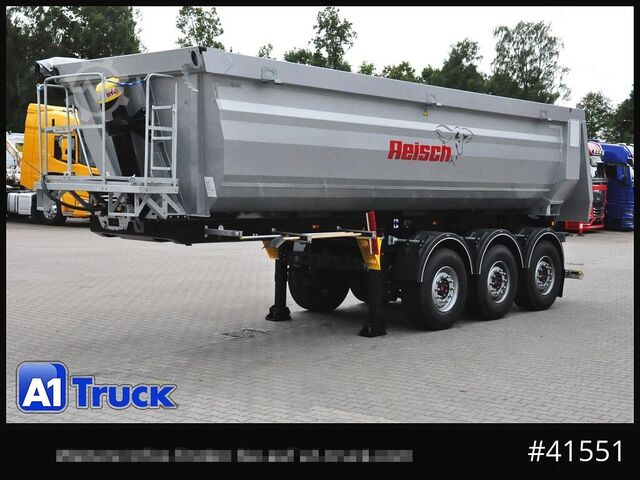 Tipper semitrailer REISCH Steelpipe-R 26m³ NEU Stahl Lift SAF Hardox