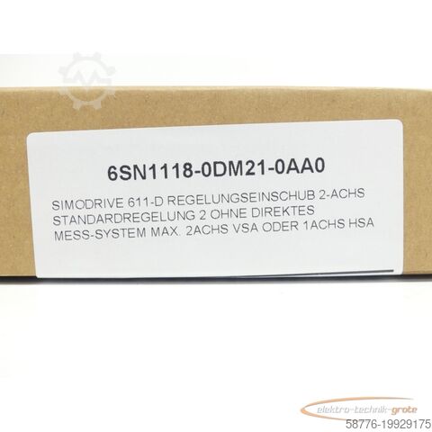 Siemens component Siemens 6SN1118-0DM21-0AA0 SN:ST-R72011661 generalüberholt mit 24 Monaten Gewährleistung!-