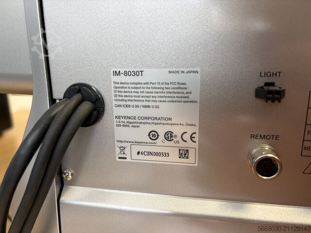 Messsystem Keyence IM-8030T