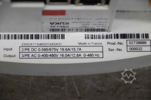Servo controller KUKA KSD1-32 E93DA113/4B531