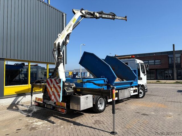 Tipper with crane Renault Midlum 220 + PALFINGER PK 6001 + tipper + remot...