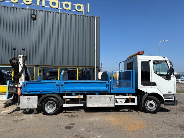 Tipper with crane Renault Midlum 220 + PALFINGER PK 6001 + tipper + remot...