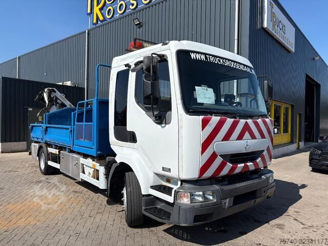Tipper with crane Renault Midlum 220 + PALFINGER PK 6001 + tipper + remot...
