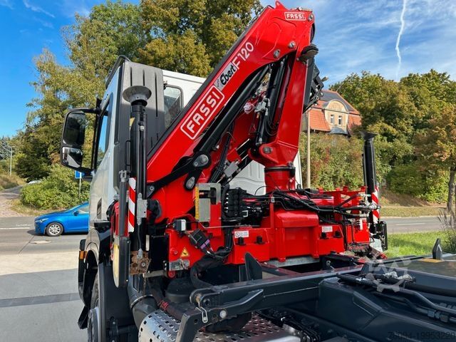 Dreiseitenkipper LKW IVECO X -WAY AD 200 4x2 Kran 19m FUNK Meiller Kipper