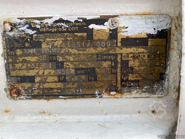 20 kW Stiftmühle aus Kohlenstoffstahl, Jehmlich Modell Rekord D JEHMLICH REKORD D