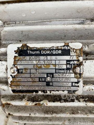 20 kW Stiftmühle aus Kohlenstoffstahl, Jehmlich Modell Rekord D JEHMLICH REKORD D