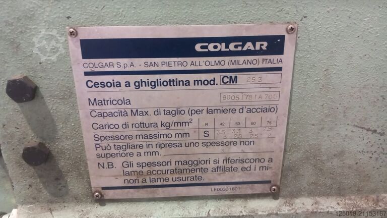 Hydraulische Tafelschere COLGAR COLGAR CES.GH.253