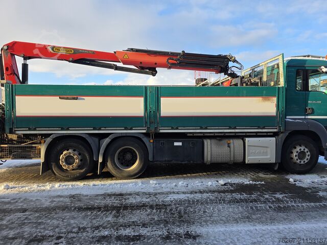 LKW mit Pritsche (offen) MAN TGS 26.460 Pritsche Ladekran PK 22.001L