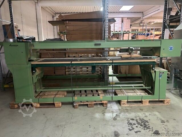 Breitbandschleifmaschine mit Absauger Johannsen Langbandschleifer T94
