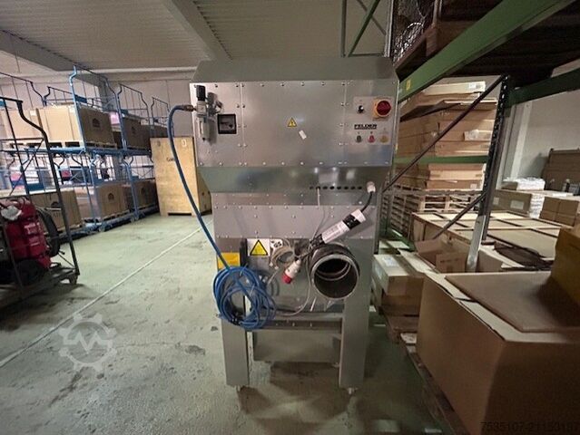 Breitbandschleifmaschine mit Absauger Johannsen Langbandschleifer T94