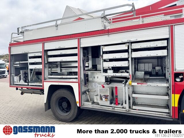 Feuerwehrfahrzeug Mercedes-Benz 1222 AF 4x4, Rüstwagen RW 2, Seilwinde