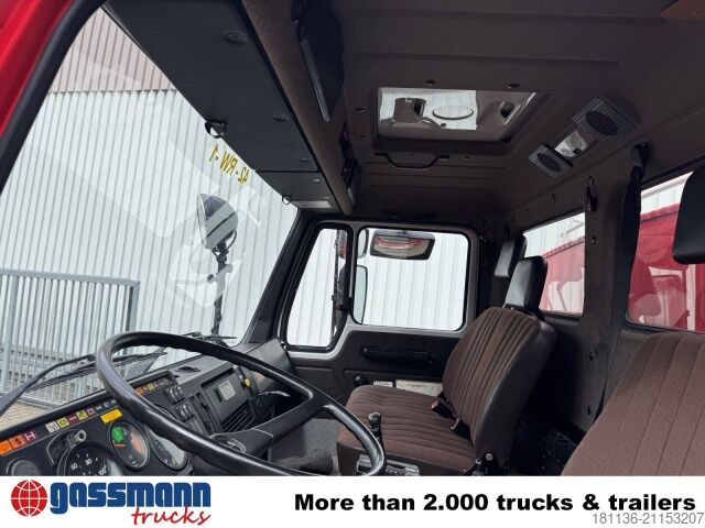 Feuerwehrfahrzeug Mercedes-Benz 1222 AF 4x4, Rüstwagen RW 2, Seilwinde