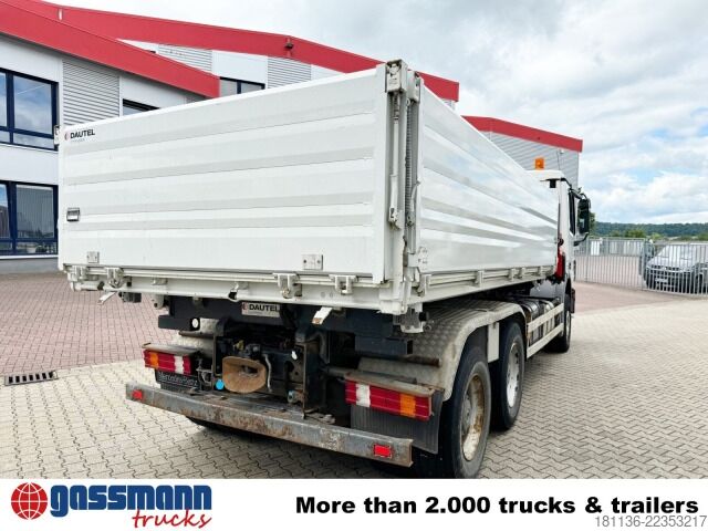 Tipper truck Mercedes-Benz Actros 2644 LK 6x4, Dautel Wechselsystem, Kran