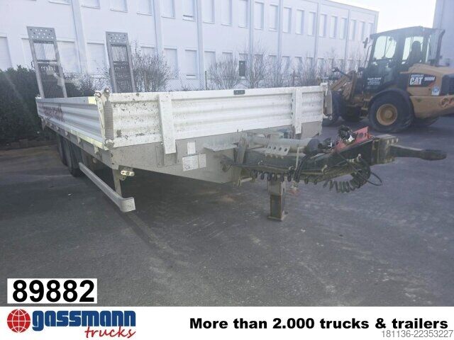 Low loader trailer  IDM Tiefladeanhänger, Verzinkt