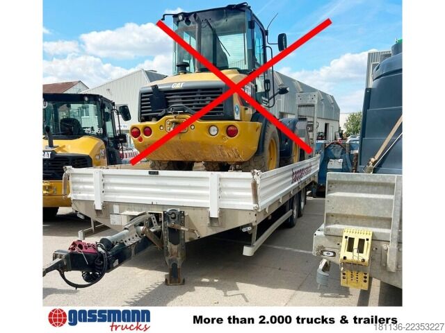 Low loader trailer  IDM Tiefladeanhänger, Verzinkt