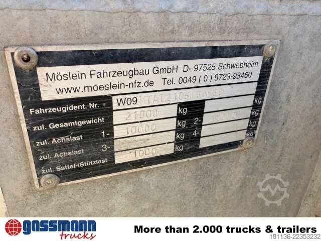 Low loader trailer  TTA 21, Verzinkt