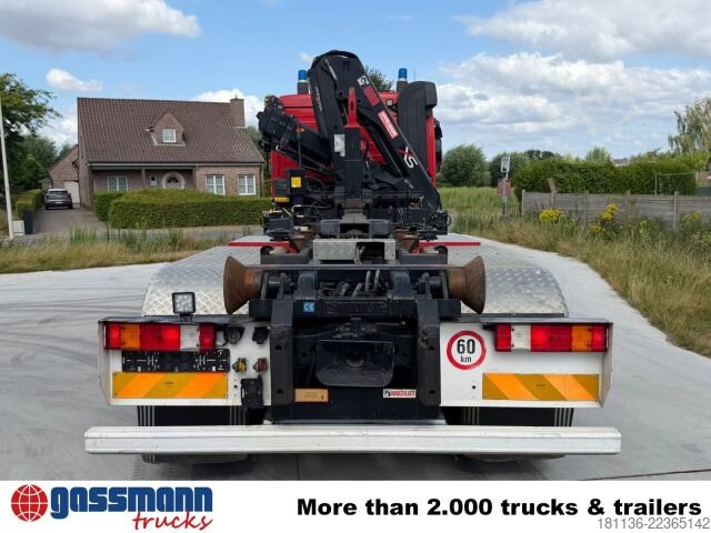 Roll-off tipper truck Mercedes-Benz Actros 2635 6x4, Kran Hiab XS 122B-3 Duo,